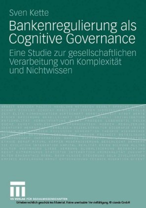Bankenregulierung als Cognitive Governance