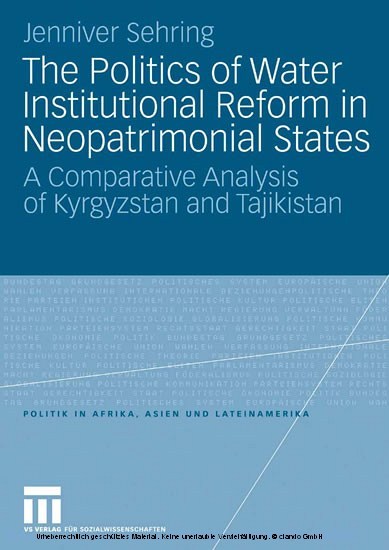 The Politics of Water Institutional Reform in Neo-Patrimonial States main product photo