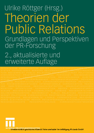 Theorien der Public Relations main product photo