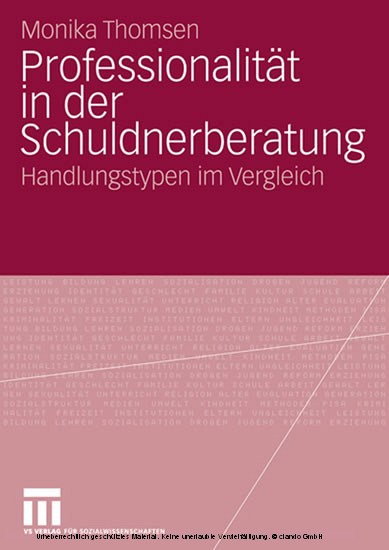 Professionalität in der Schuldnerberatung main product photo