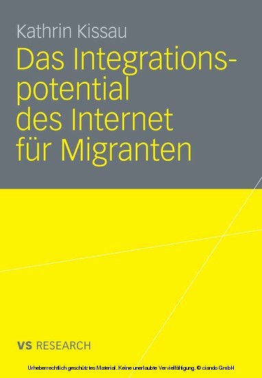 Das Integrationspotential des Internet für Migranten main product photo