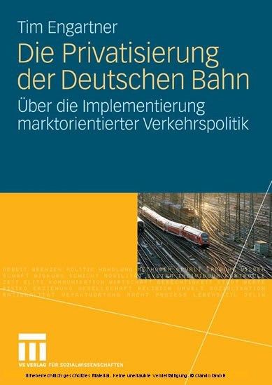 Die Privatisierung der Deutschen Bahn main product photo
