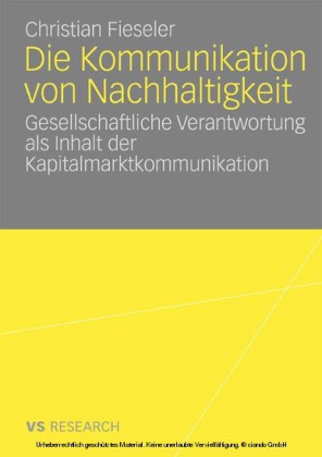 Die Kommunikation von Nachhaltigkeit
