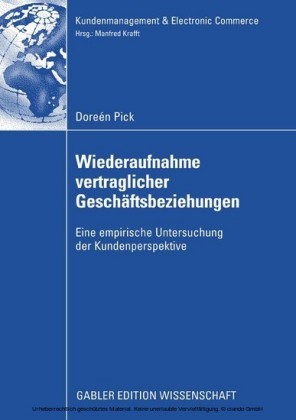 Wiederaufnahme vertraglicher Geschäftsbeziehungen