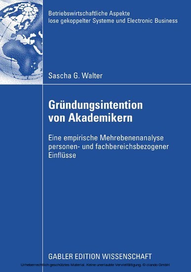 Gründungsintention von Akademikern main product photo