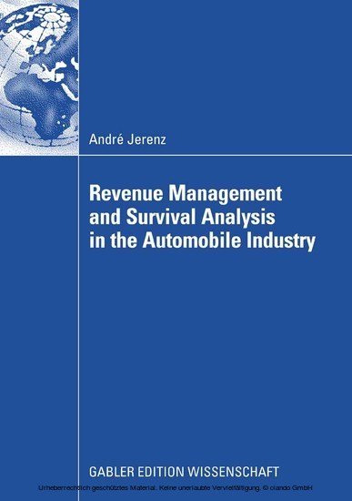 Revenue Management and Survival Analysis in the Automobile Industry main product photo