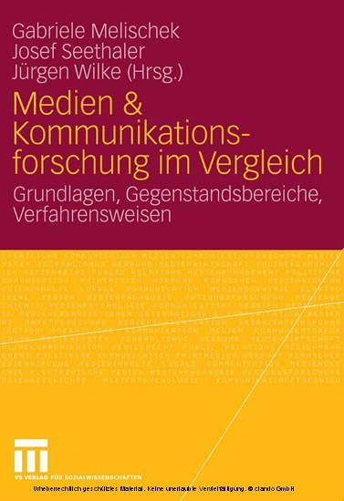 Medien & Kommunikationsforschung im Vergleich main product photo