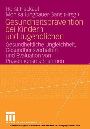 Gesundheitsprävention bei Kindern und Jugendlichen