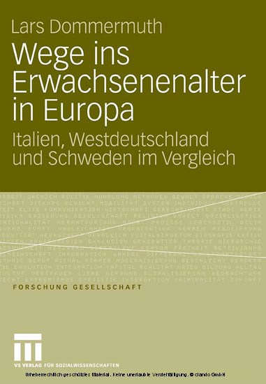 Wege ins Erwachsenenalter in Europa main product photo
