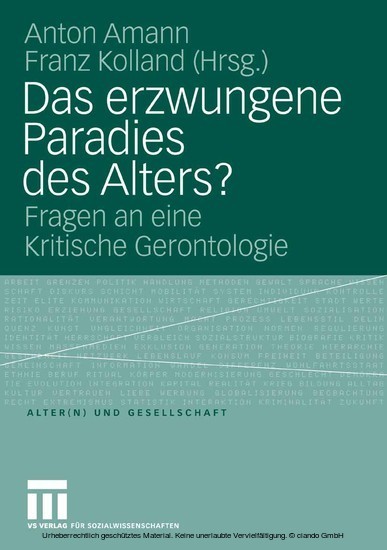 Das erzwungene Paradies des Alters? main product photo
