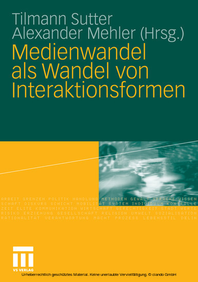 Medienwandel als Wandel von Interaktionsformen main product photo