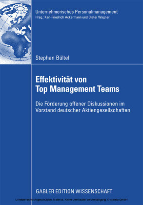 Effektivität von Top Management Teams