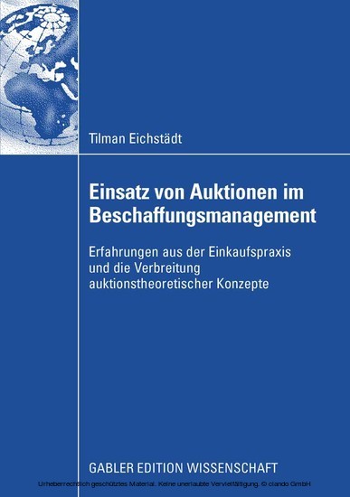 Einsatz von Auktionen im Beschaffungsmanagement main product photo