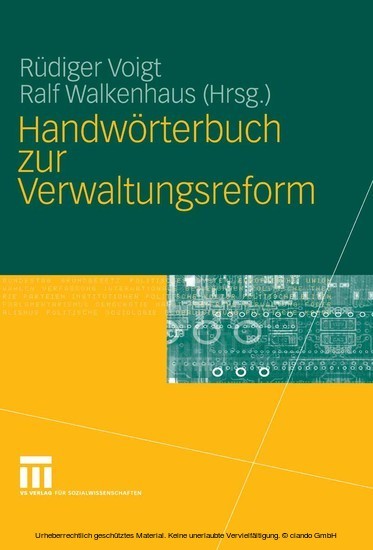 Handwörterbuch zur Verwaltungsreform main product photo
