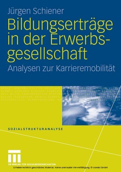 Bildungserträge in der Erwerbsgesellschaft main product photo