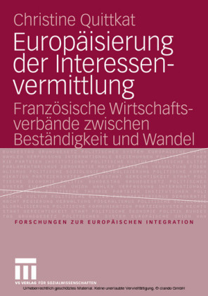 Europäisierung der Interessenvermittlung