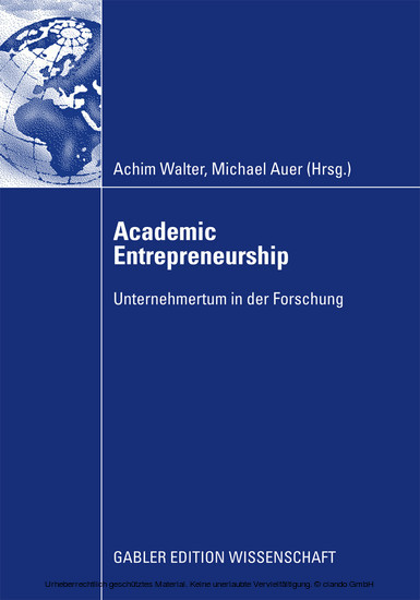 Academic Entrepreneurship main product photo