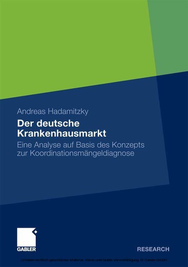 Der deutsche Krankenhausmarkt main product photo