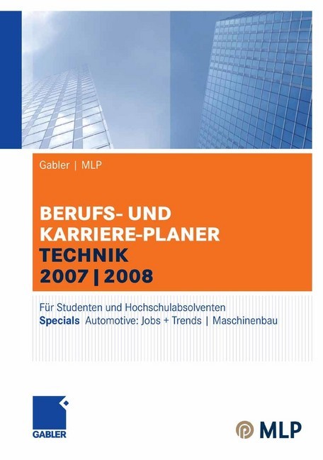 Gabler | MLP Berufs- und Karriere-Planer Technik 2007|2008 main product photo