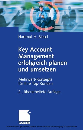 Key Account Management erfolgreich planen und umsetzen main product photo