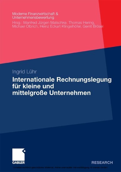 Internationale Rechnungslegung für kleine und mittelgroße Unternehmen main product photo
