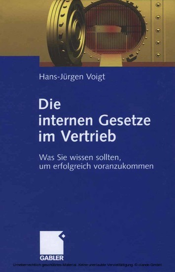 Die internen Gesetze im Vertrieb main product photo