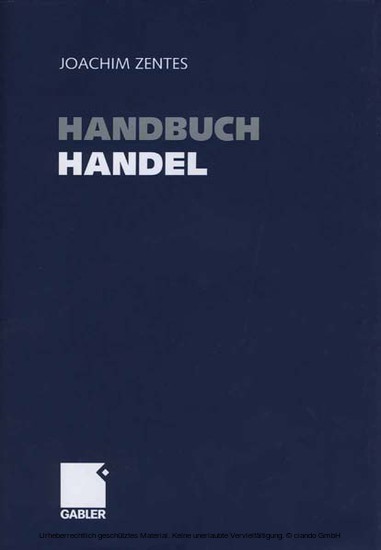 Handbuch Handel main product photo