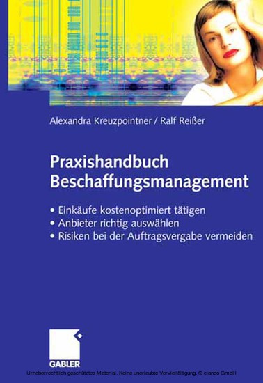 Praxishandbuch Beschaffungsmanagement main product photo
