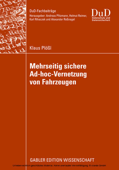 Mehrseitig sichere Ad-hoc-Vernetzung von Fahrzeugen main product photo