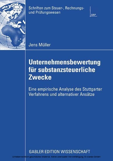 Unternehmensbewertung für substanzsteuerliche Zwecke main product photo