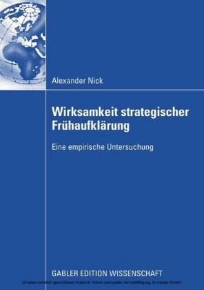 Wirksamkeit strategischer Frühaufklärung