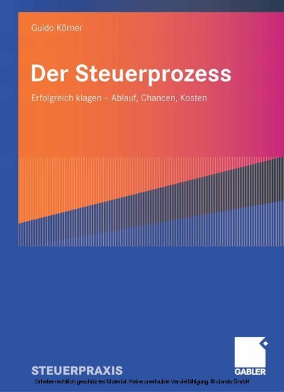 Der Steuerprozess main product photo