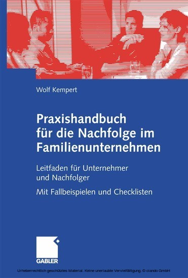 Praxishandbuch für die Nachfolge im Familienunternehmen main product photo