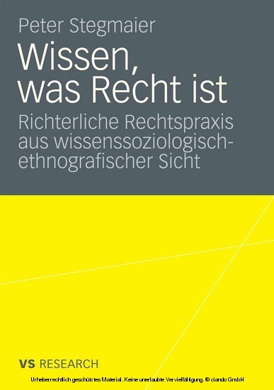 Wissen, was Recht ist main product photo