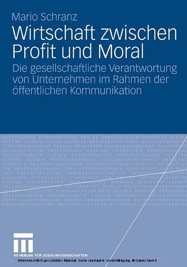 Wirtschaft zwischen Profit und Moral main product photo