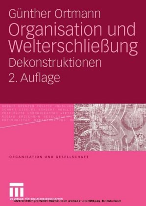 Organisation und Welterschließung