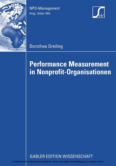 Performance Measurement in Nonprofit-Organisationen main product photo