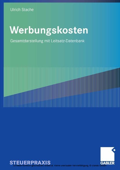 Werbungskosten main product photo