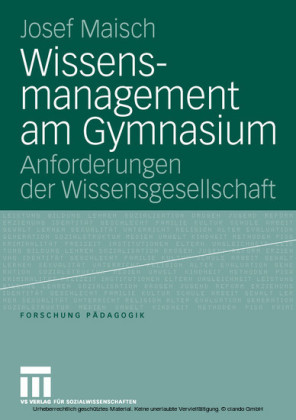 Wissensmanagement am Gymnasium