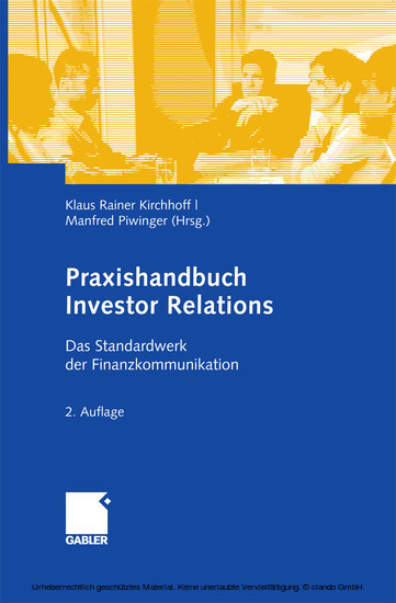 Praxishandbuch Investor Relations main product photo