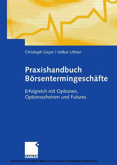 Praxishandbuch Börsentermingeschäfte main product photo