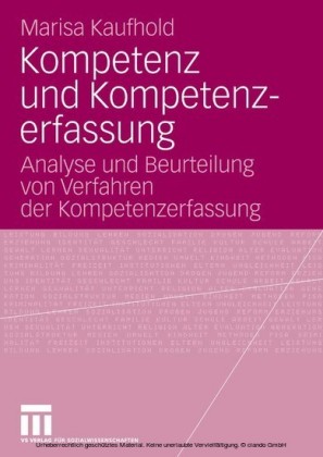 Kompetenz und Kompetenzerfassung