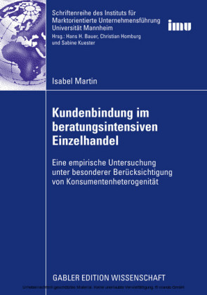 Kundenbindung im beratungsintensiven Einzelhandel