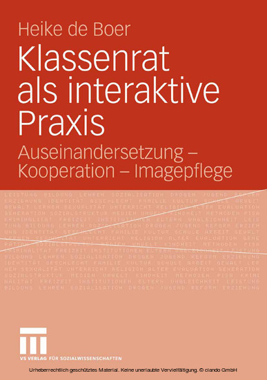 Klassenrat als interaktive Praxis main product photo