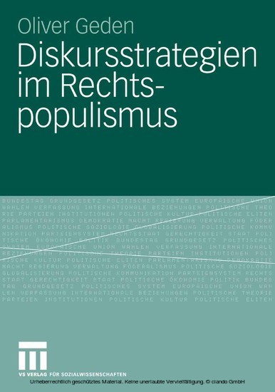 Diskursstrategien im Rechtspopulismus main product photo