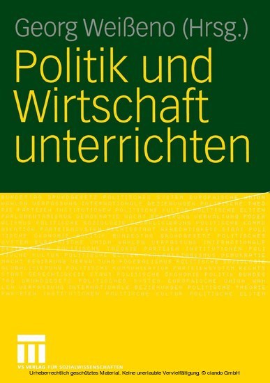 Politik und Wirtschaft unterrichten main product photo