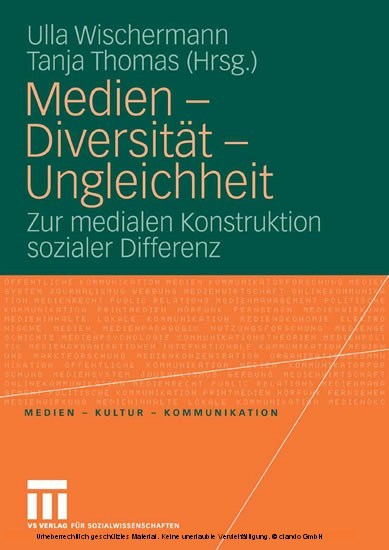 Medien - Diversität - Ungleichheit main product photo