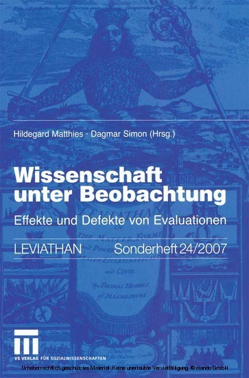 Wissenschaft unter Beobachtung main product photo