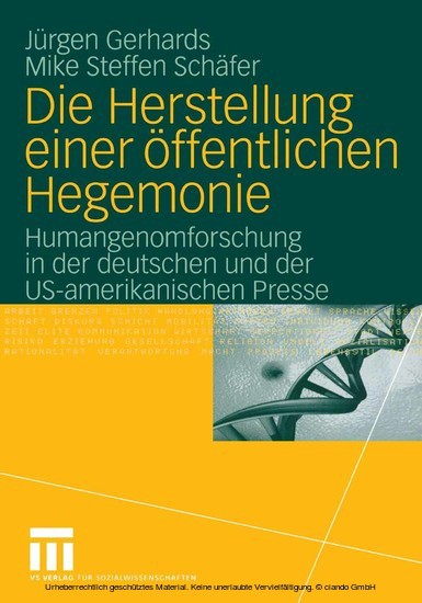 Die Herstellung einer öffentlichen Hegemonie main product photo