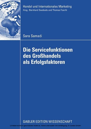 Die Servicefunktionen des Großhandels als Erfolgsfaktoren main product photo